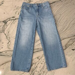 Madewell Slim Wide-Leg Crop Jeans, Women’s Size 28
